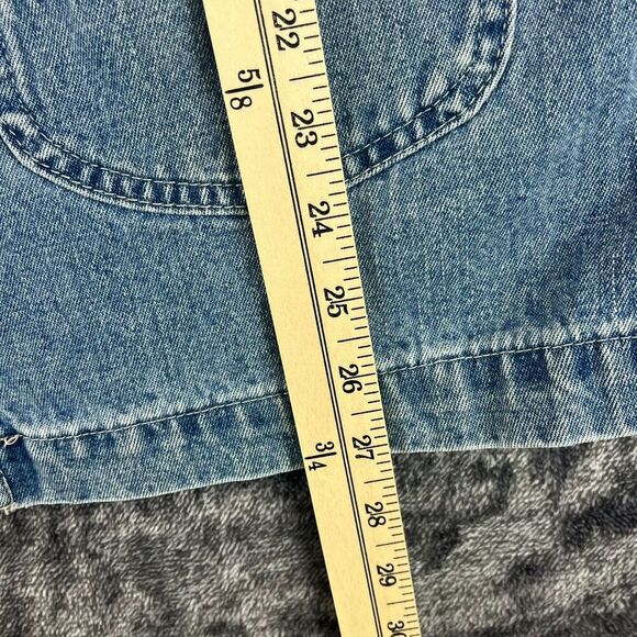 Vtg 80s 90s Lee Riveted Corduroy Collar Denim Barn Chore Jacket Trucker L USA - Picture 6 of 11